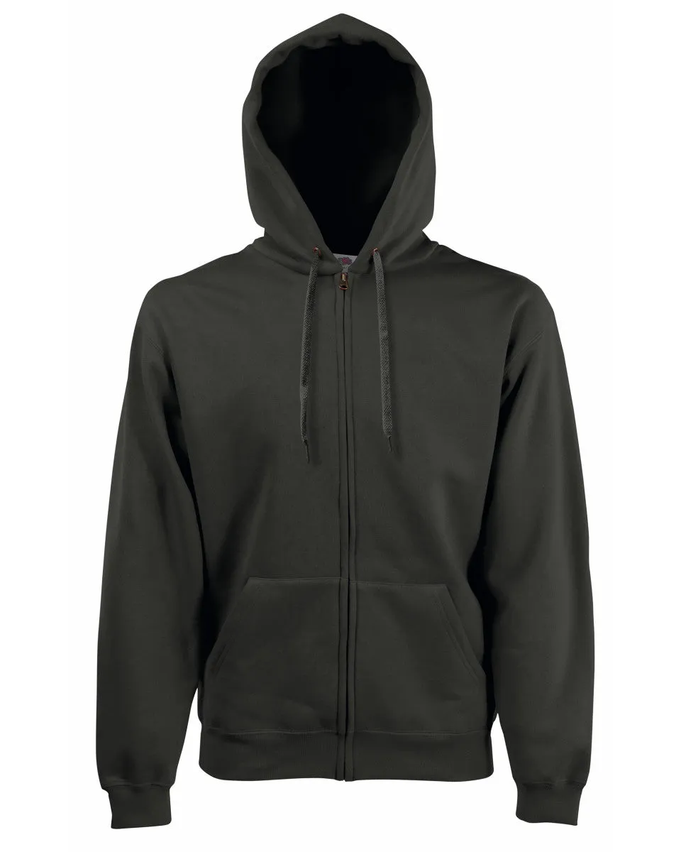 62034 Fruit Of The Loom Men's Premium Hooded Sweat Jacket