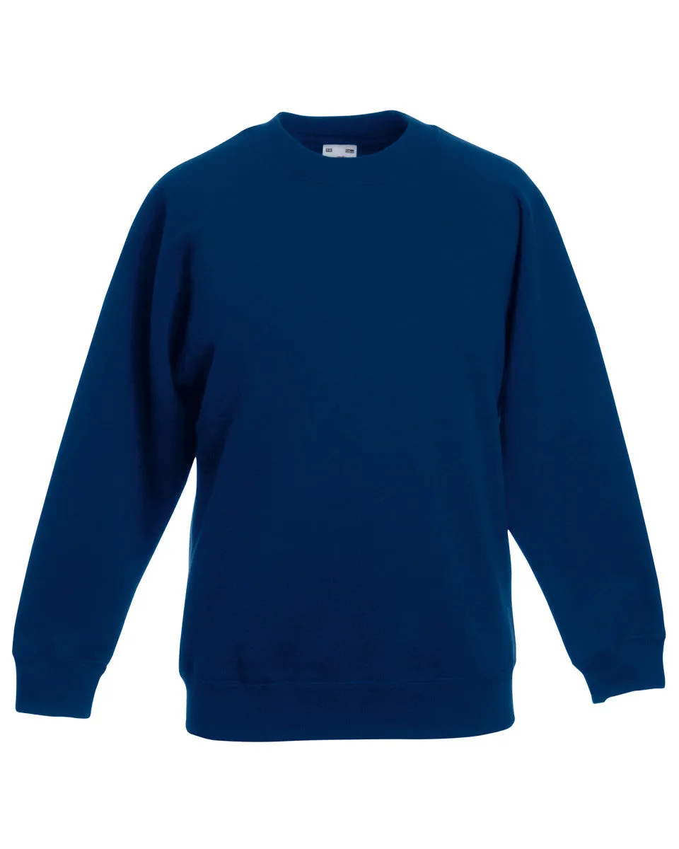 62039 Fruit Of The Loom Children's Classic Raglan Sweatshirt