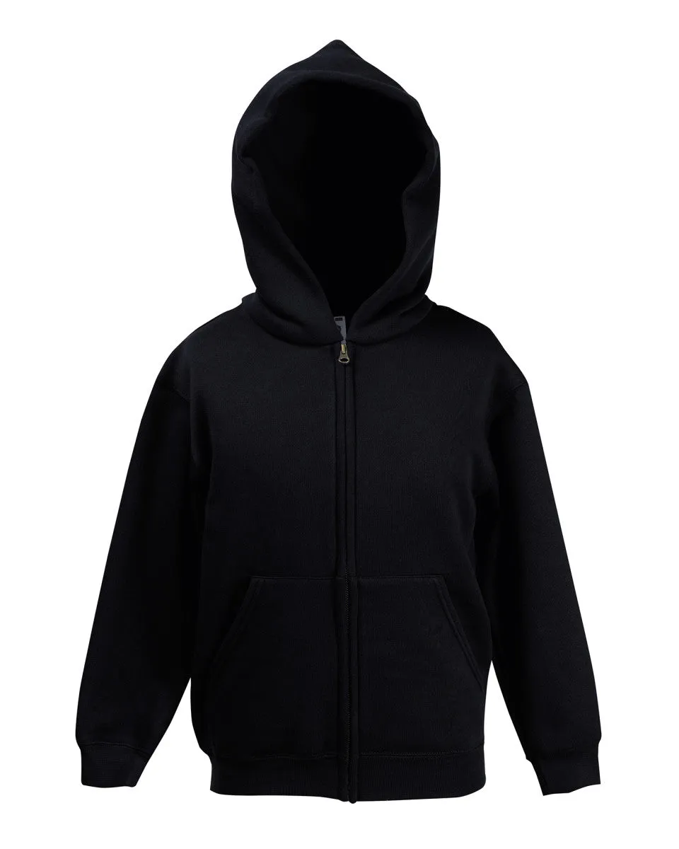 62045 Fruit Of The Loom Children's Classic Hooded Sweat Jacket