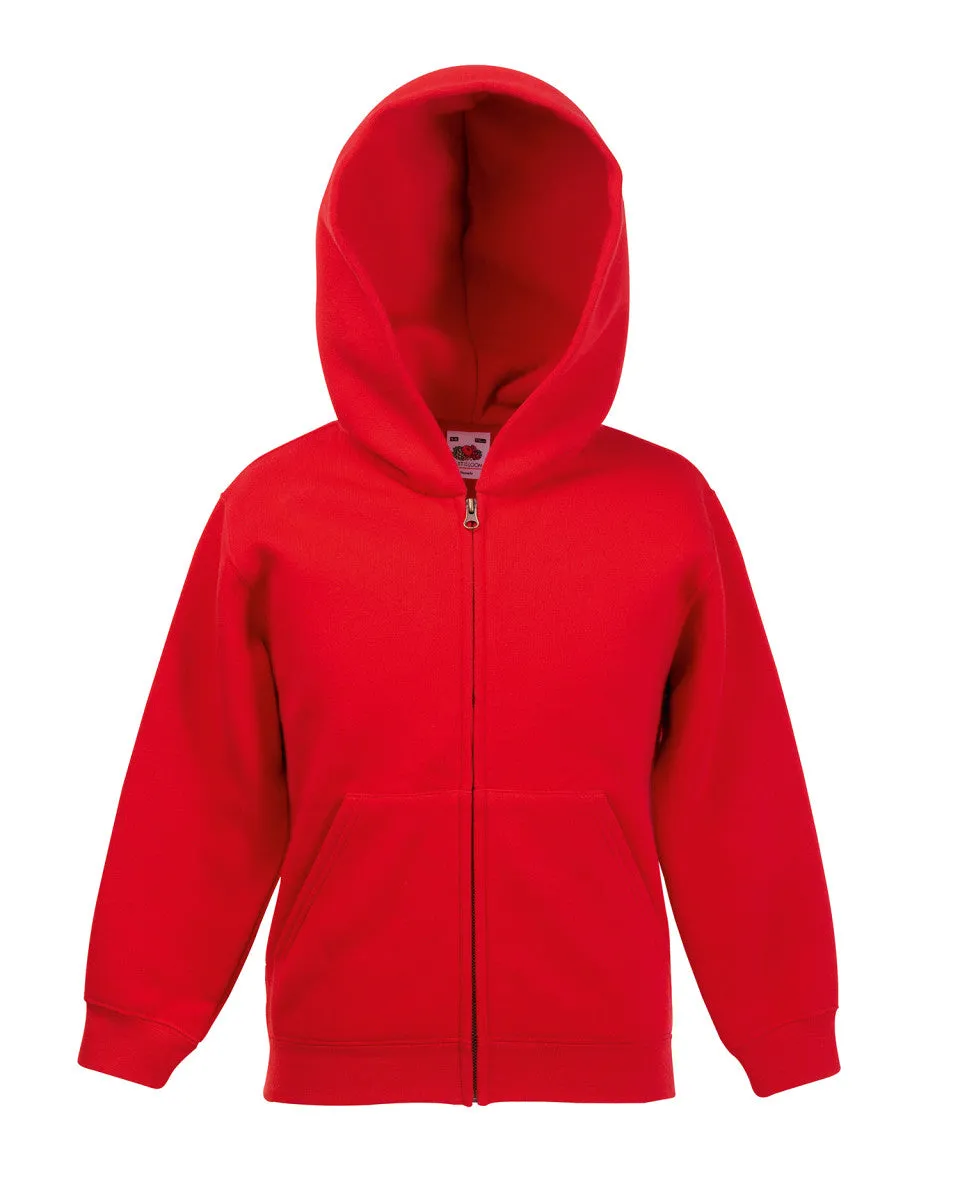 62045 Fruit Of The Loom Children's Classic Hooded Sweat Jacket