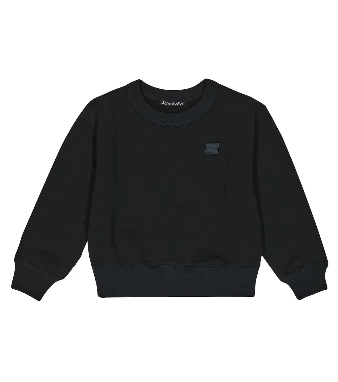 Acne Studios cotton sweatshirt, black