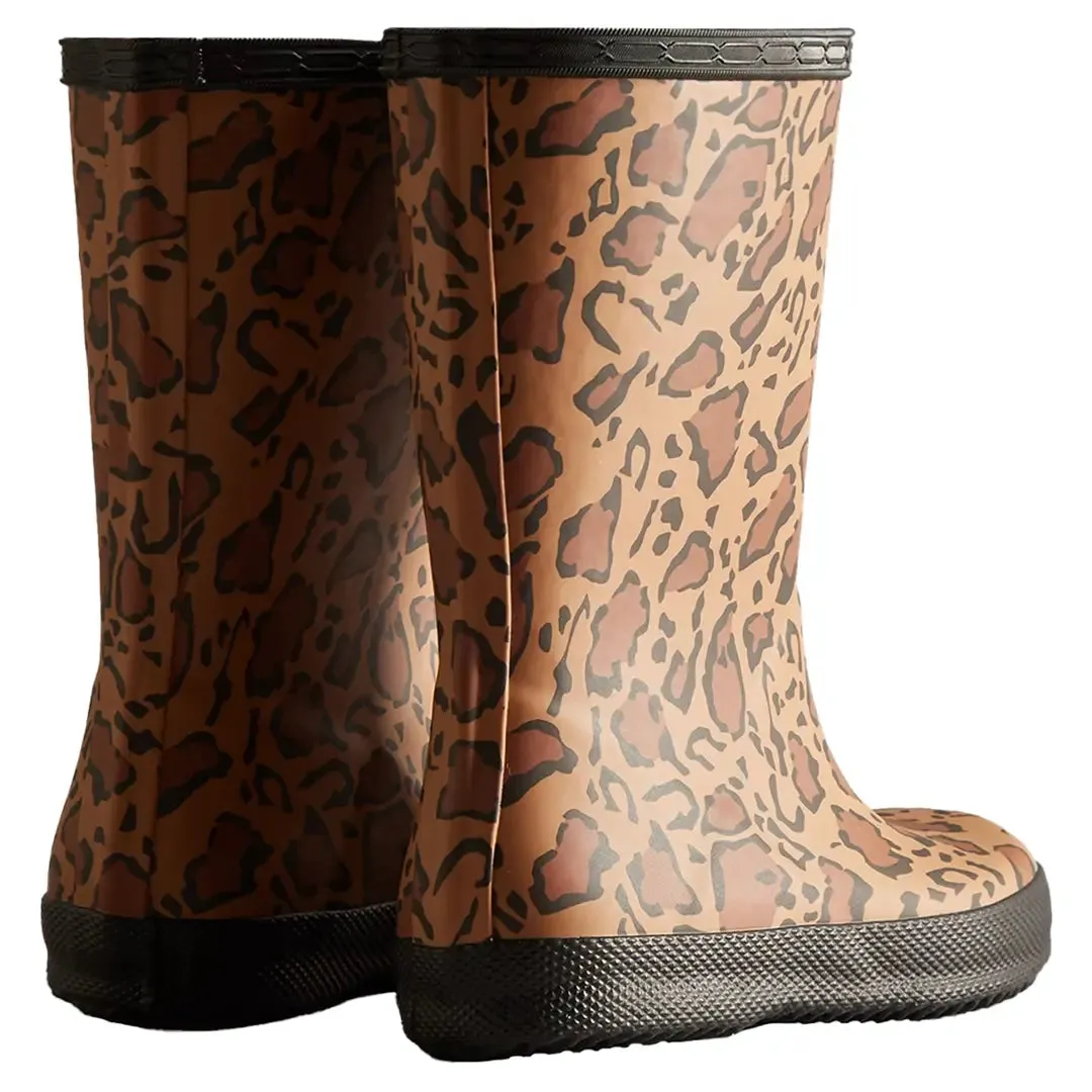 Big Kids Original Leopard Print Boot by Hunter