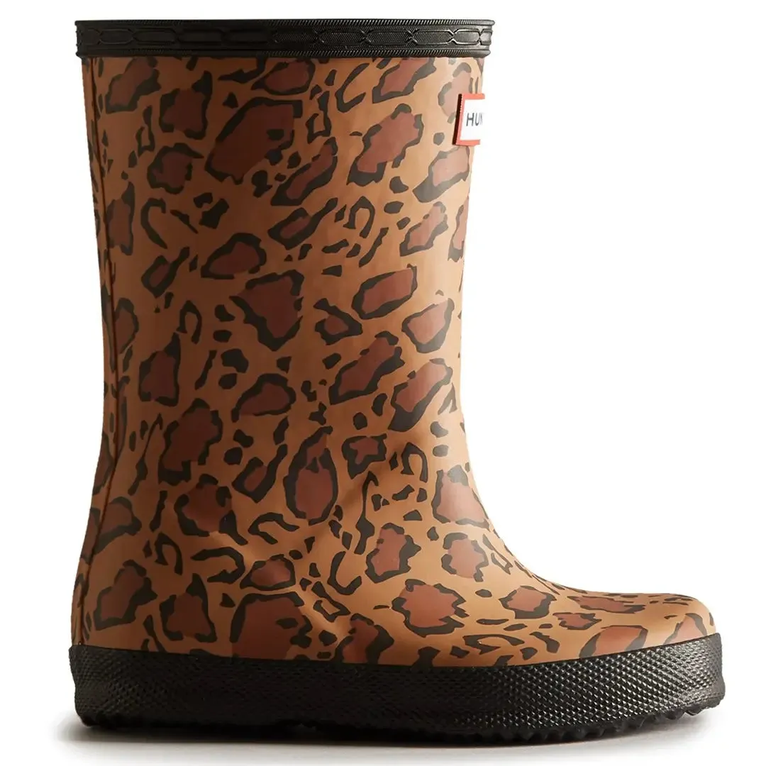 Big Kids Original Leopard Print Boot by Hunter