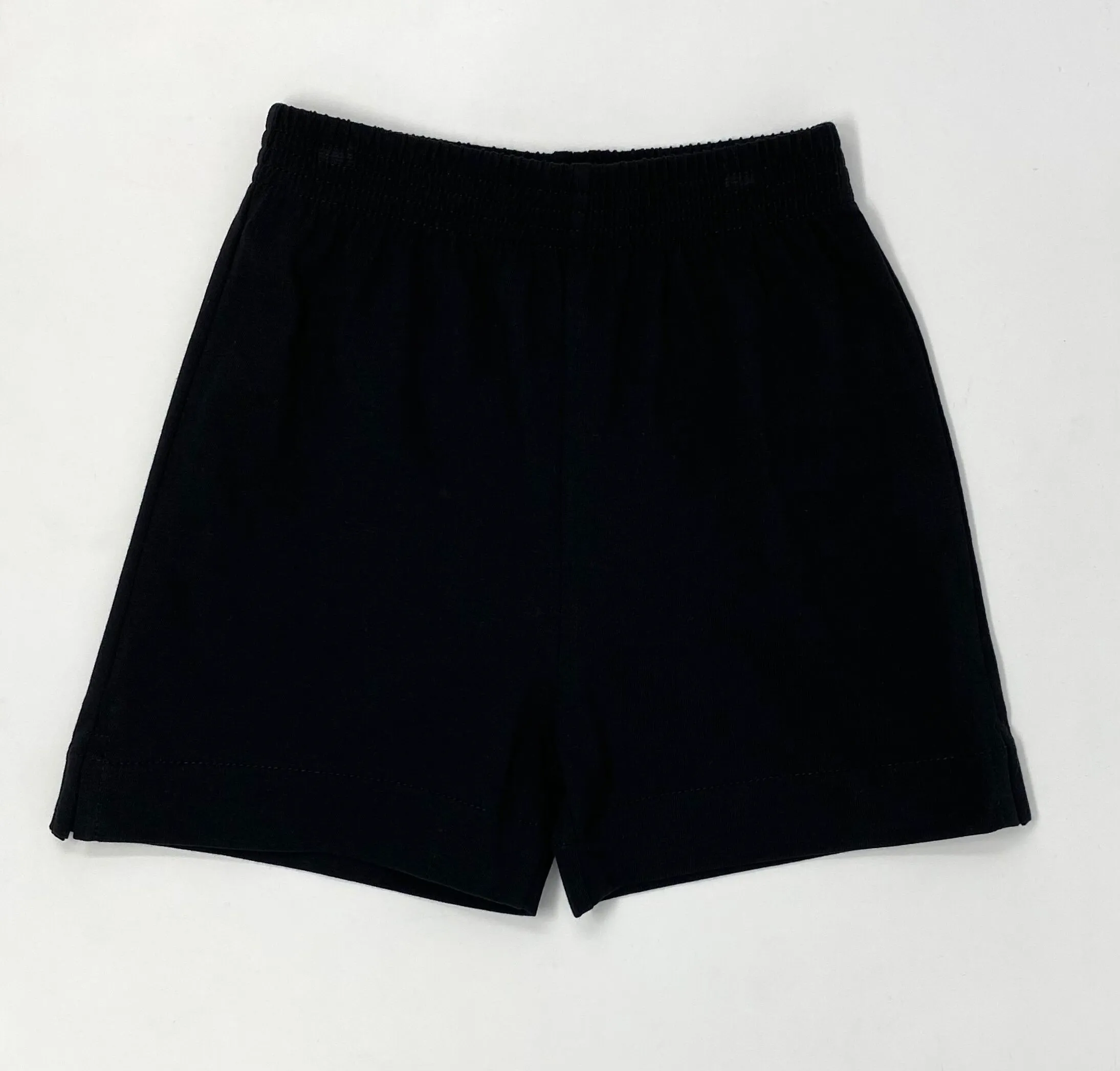 Black Boy's Jersey Shorts w/ Slit