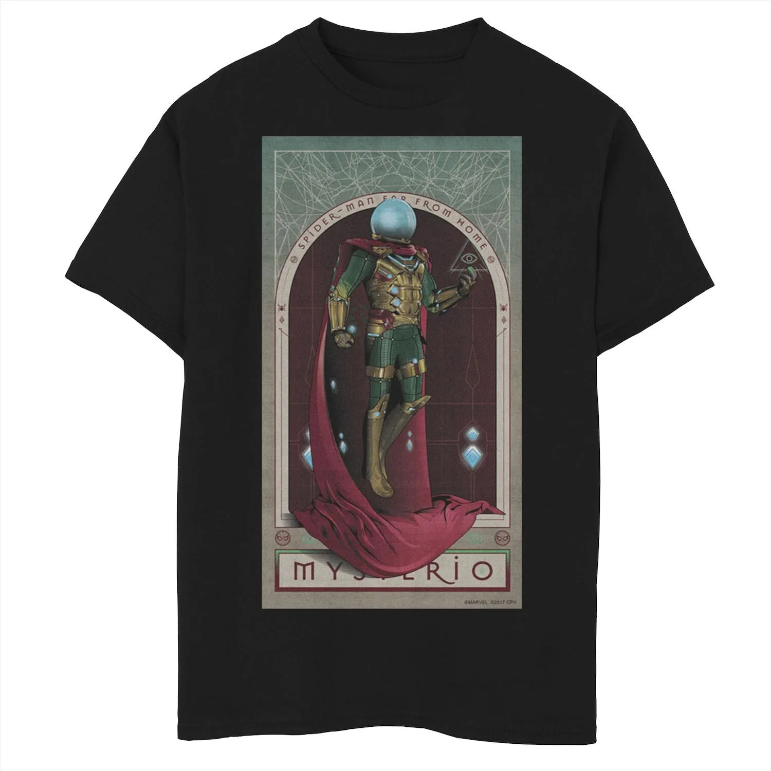 Boys 8-20 Marvel Marvel Spider-Man Mysterio Poster T-Shirt