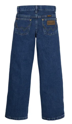 Boy's Wranger 13BGSHD George Strait Heavyweight Stone Denim Cowboy Cut® Collection Original Fit Jeans (8-16)