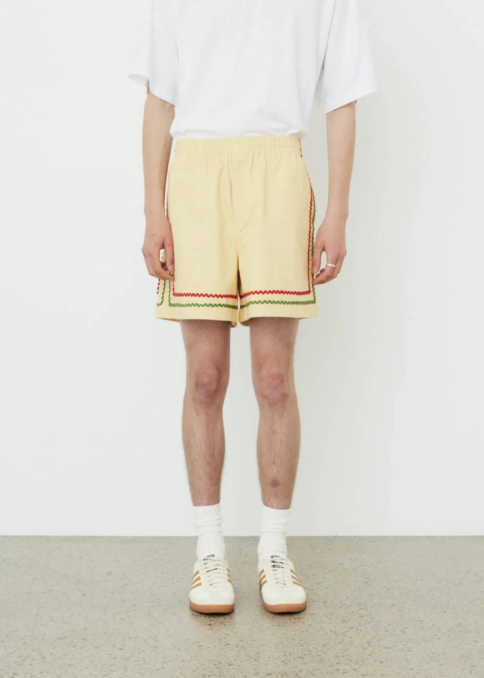 Canary Rickrack Shorts