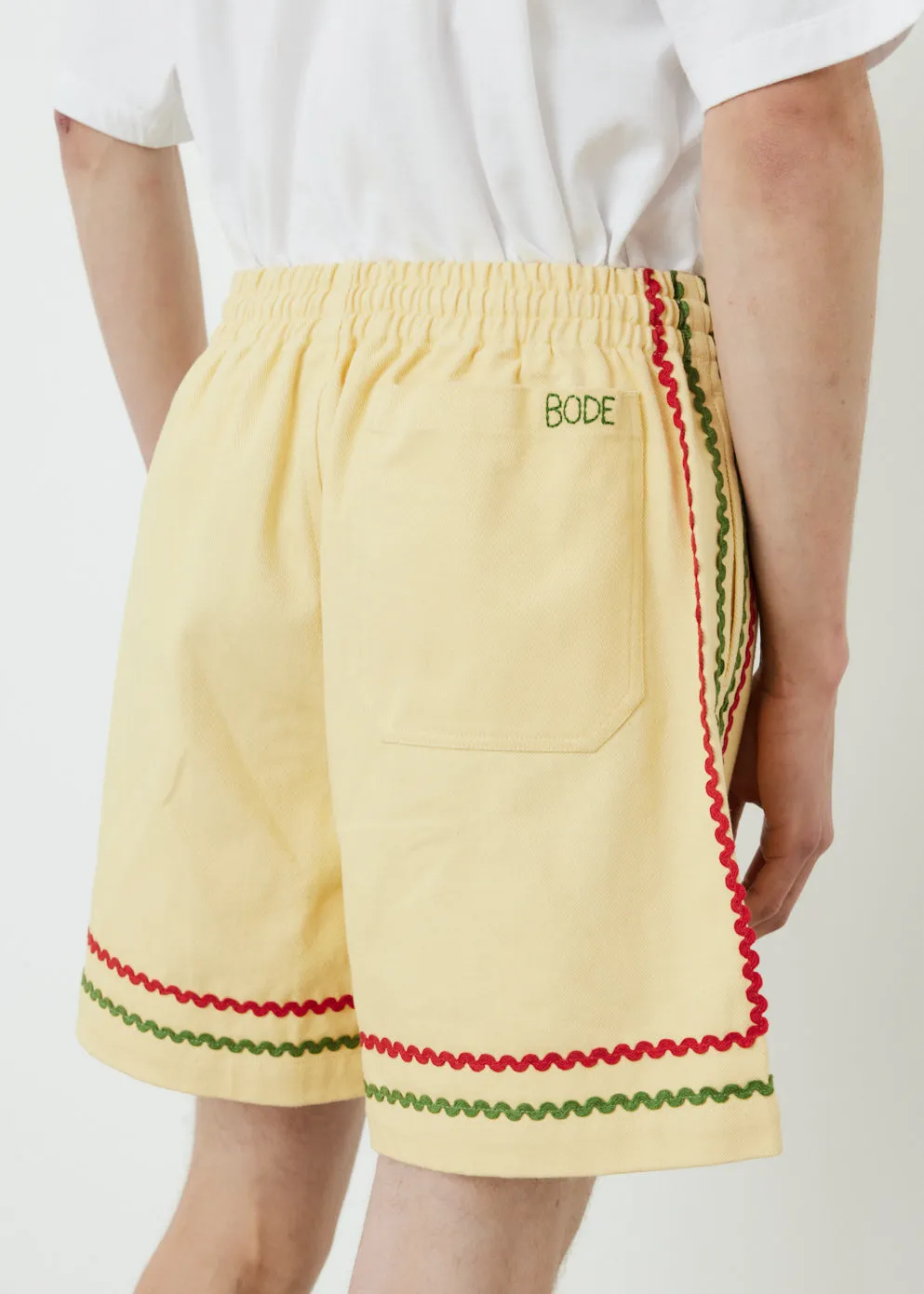 Canary Rickrack Shorts