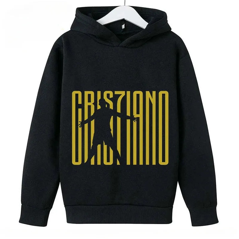 Children's Clothing Casual Children's Hoodie Spring and Autumn Sports Sweatshirt for Boys and Girls Ronaldo Printed Bluey