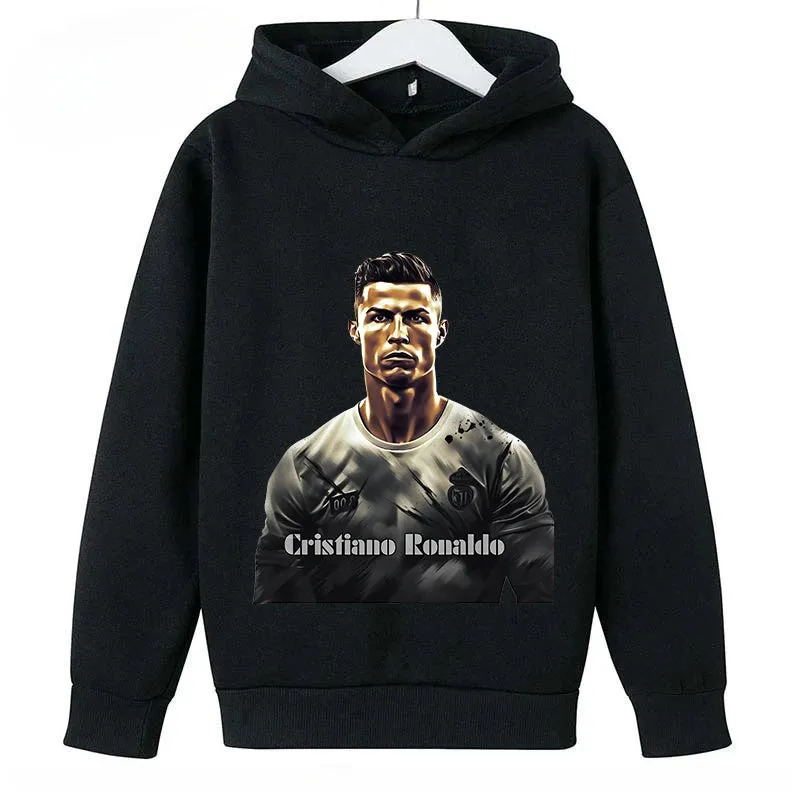 Children's Clothing Casual Children's Hoodie Spring and Autumn Sports Sweatshirt for Boys and Girls Ronaldo Printed Bluey