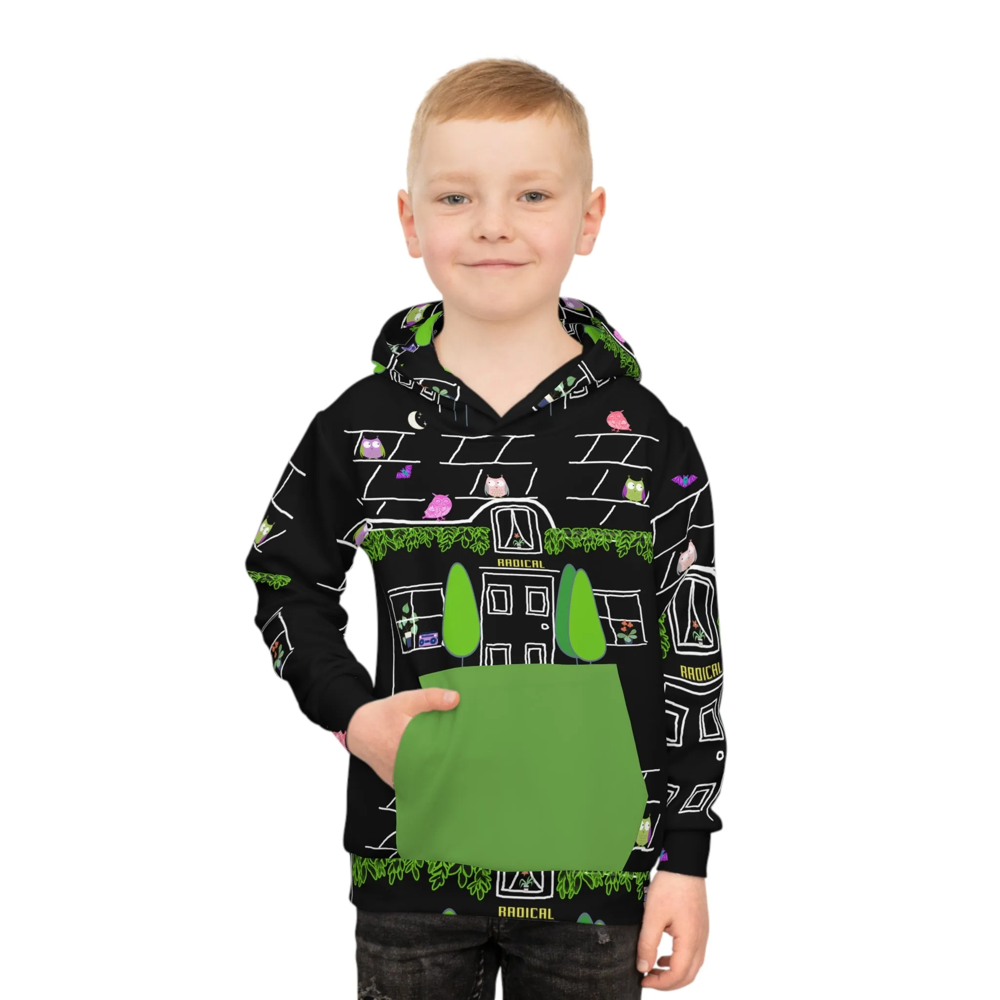 Children's Hoodie OWL HOUSE