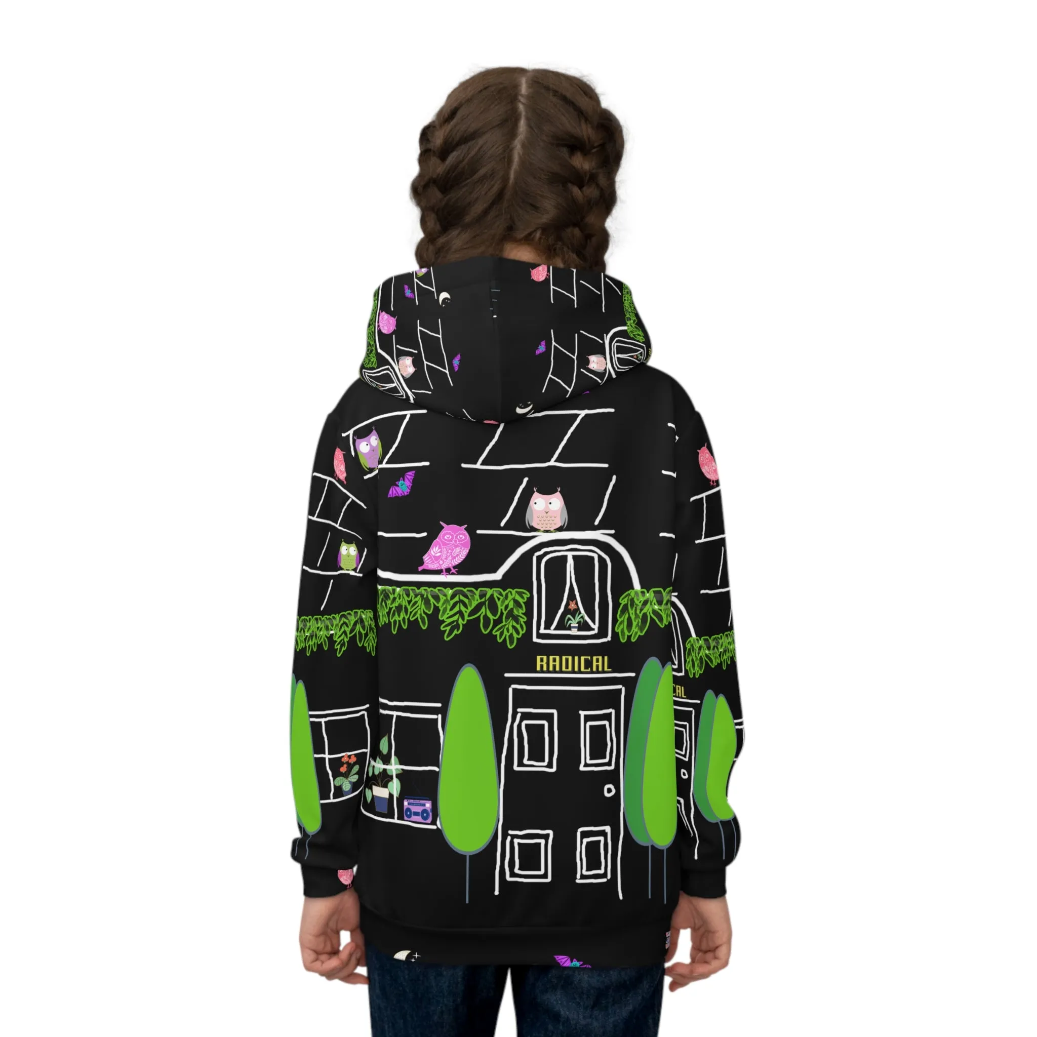 Children's Hoodie OWL HOUSE