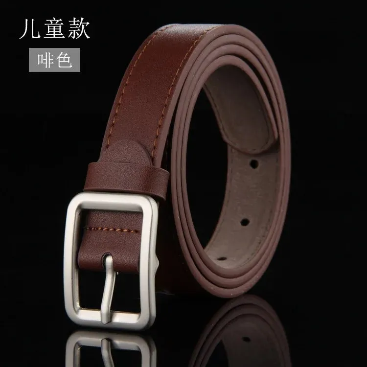 Children's Leather Pin Buckle Belt