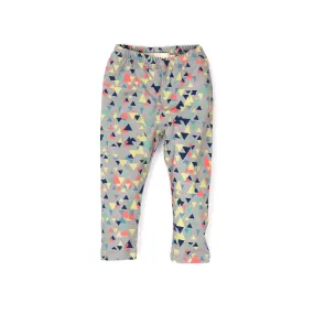 Children's Leggings - Grey Triangle