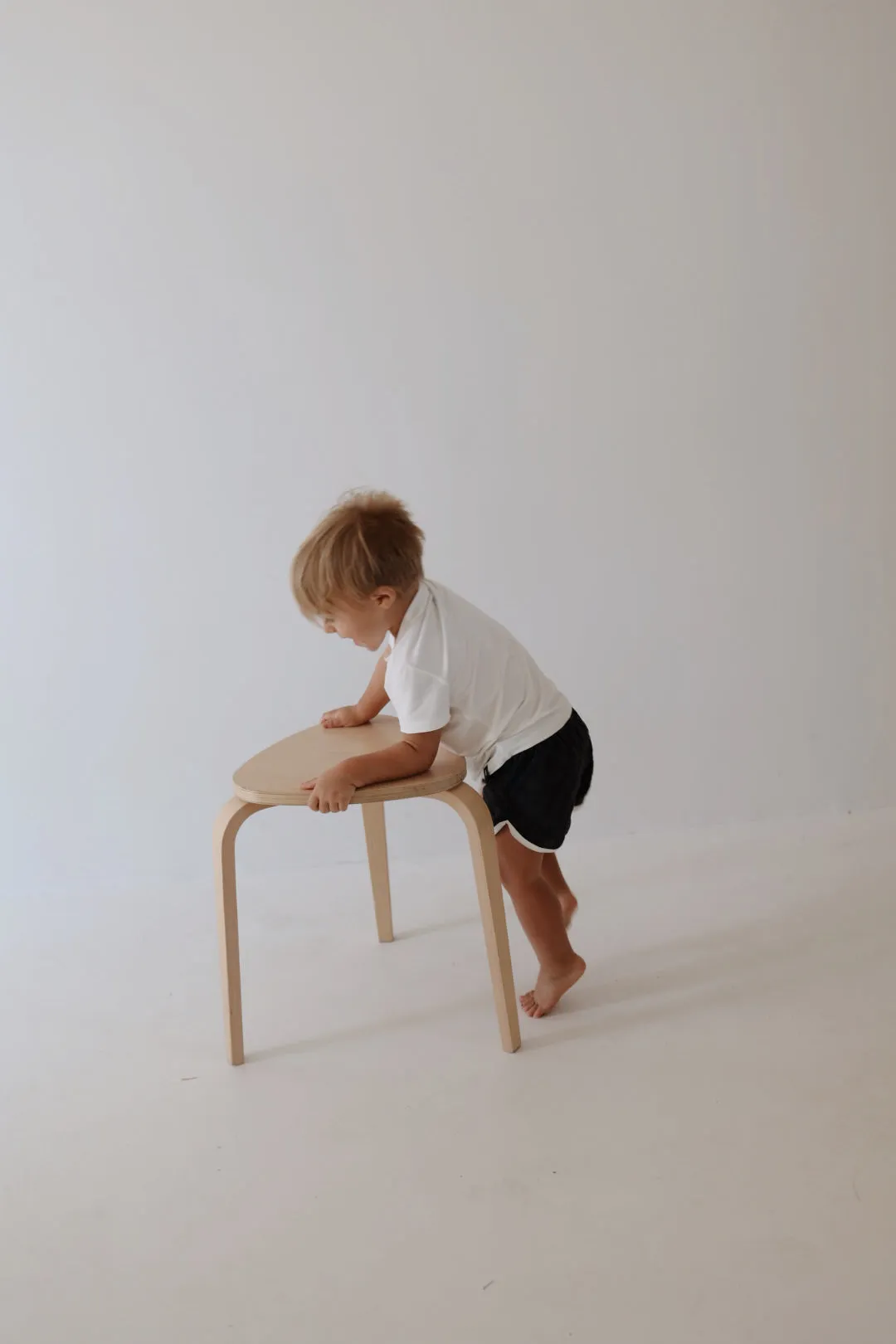 Children's Terry Cloth Shorts | Charcoal Checkerboard