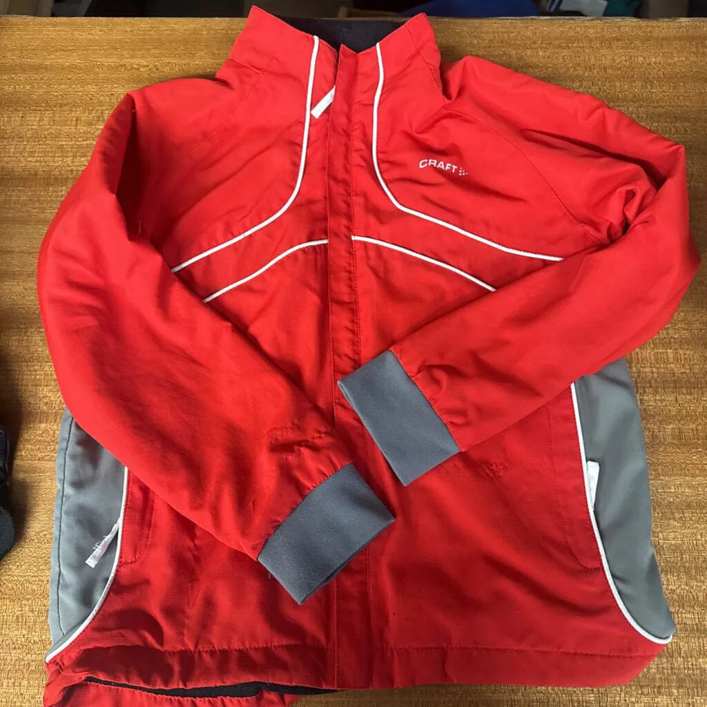 Craft - Kids Fleece-Lined Jacket - MSRP comp $120: Red/Grey-children-MD