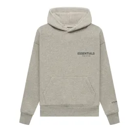 Fear of God Essentials Dark Heather Oatmeal Children's Pullover Hoodie