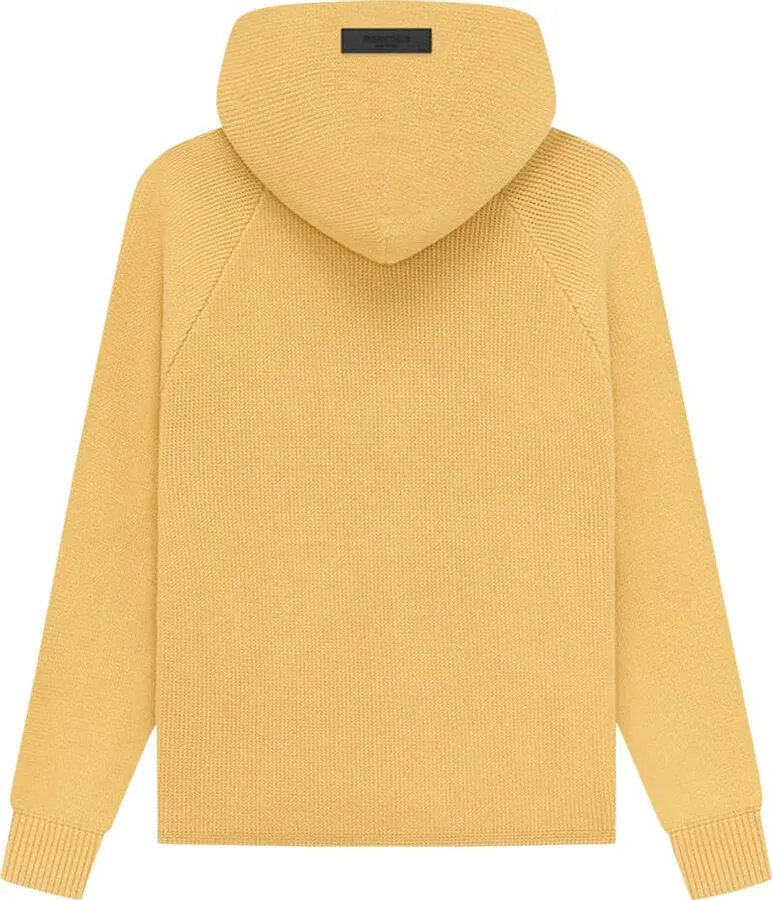 Fear of God Essentials Kids Knit Hoodie, Yellow