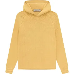 Fear of God Essentials Kids Knit Hoodie, Yellow