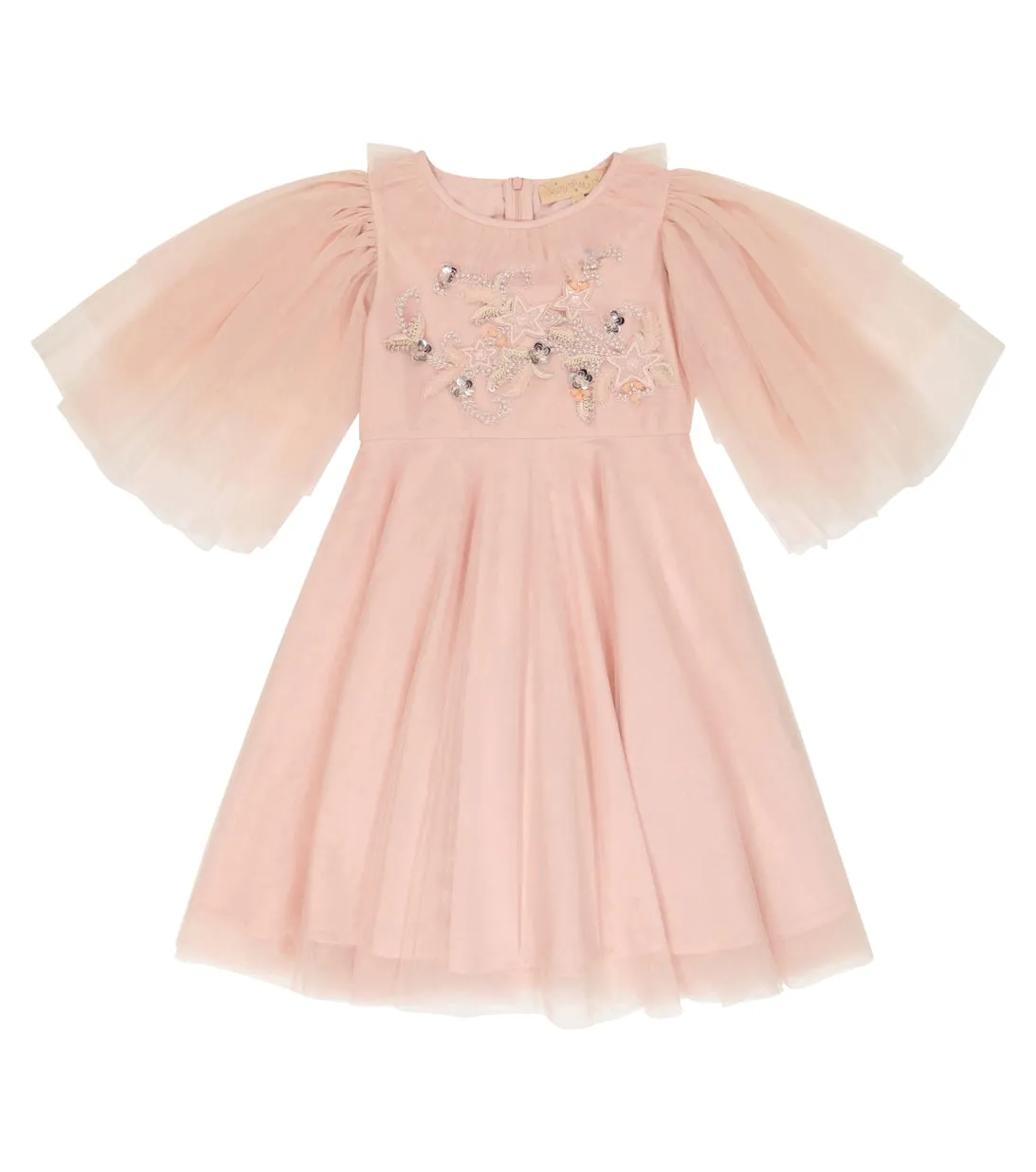 Florence dress with tulle embroidery Tutu Du Monde, pink