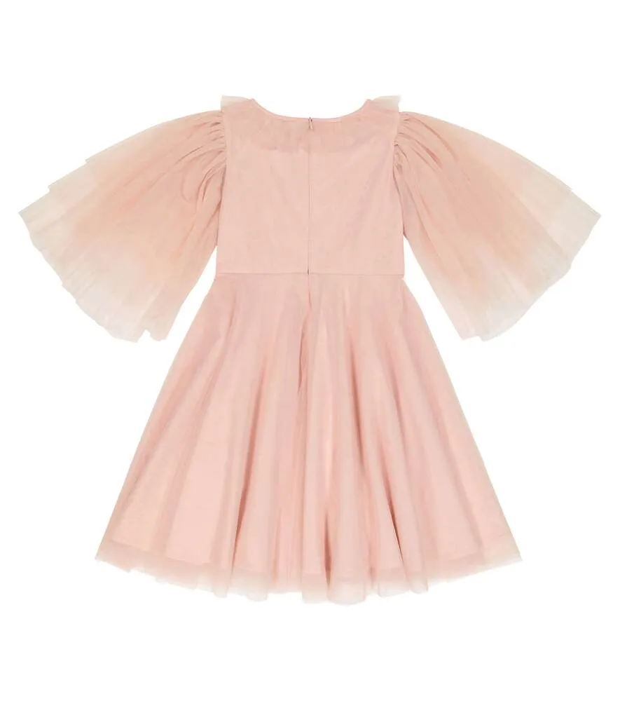 Florence dress with tulle embroidery Tutu Du Monde, pink