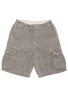 GapKids - Blue and White Striped Cargo Shorts - 14