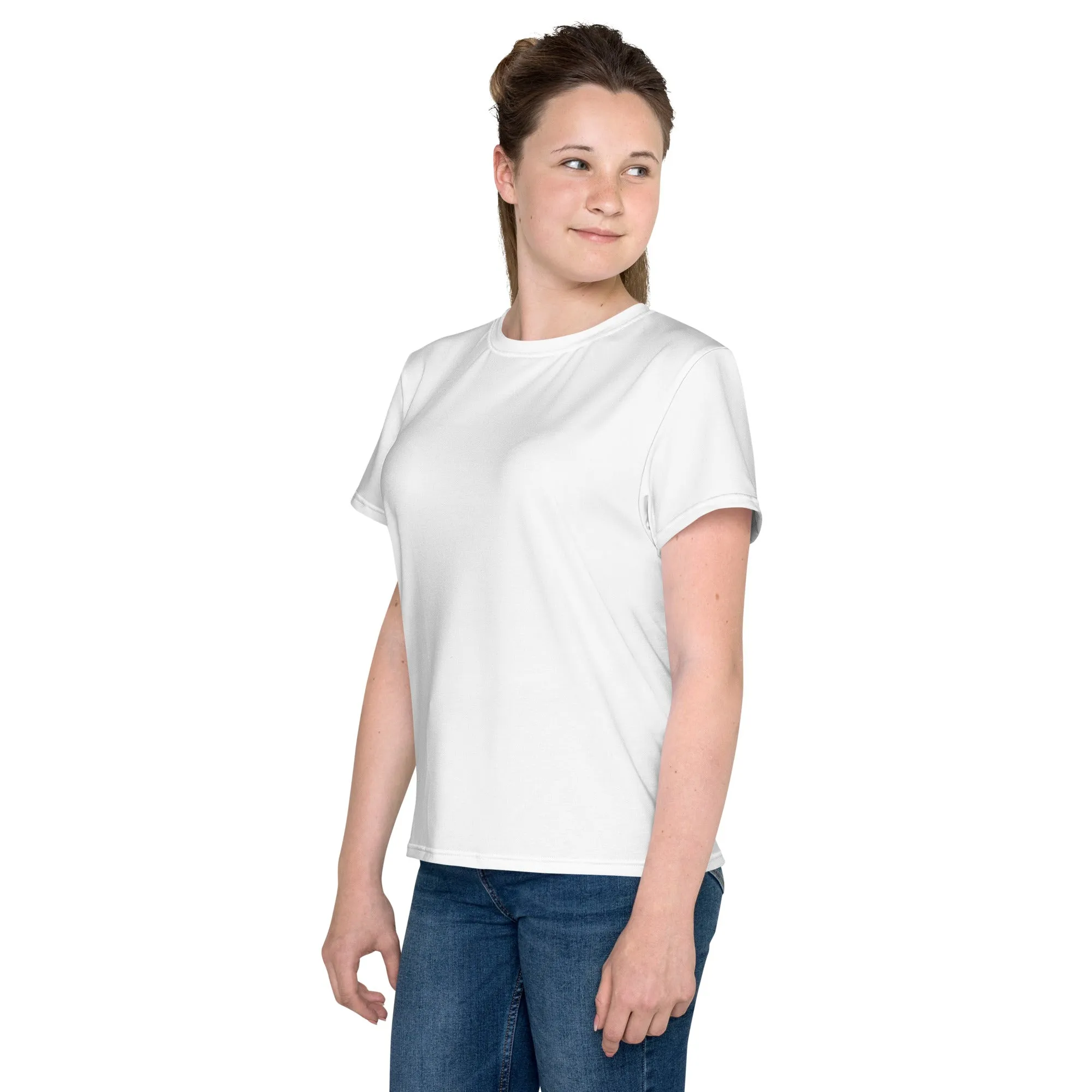 GG - Youth crew neck t-shirt - White