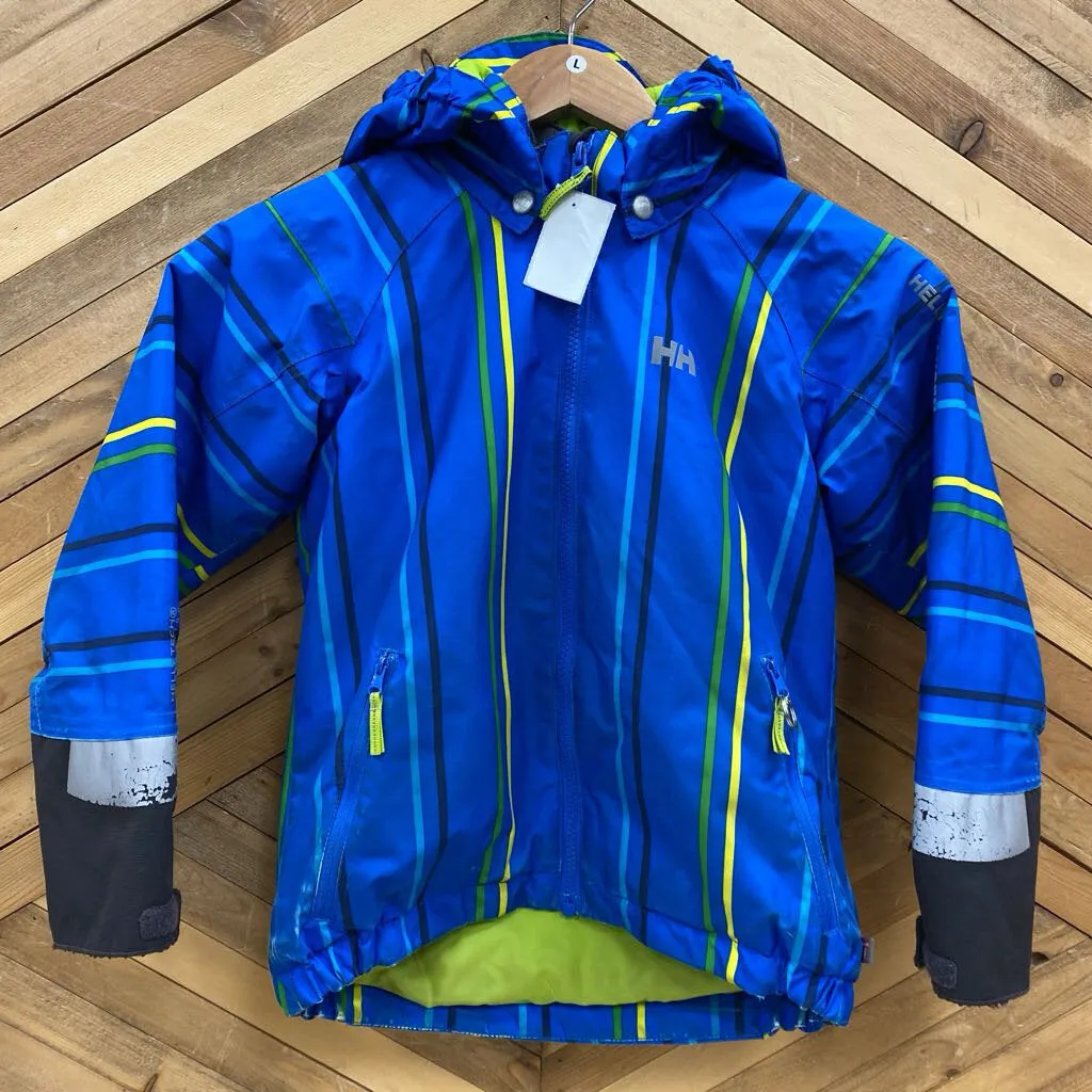 Helly Hansen- children's winter jacke- MSRP $180: Blue Green -children-7 Y