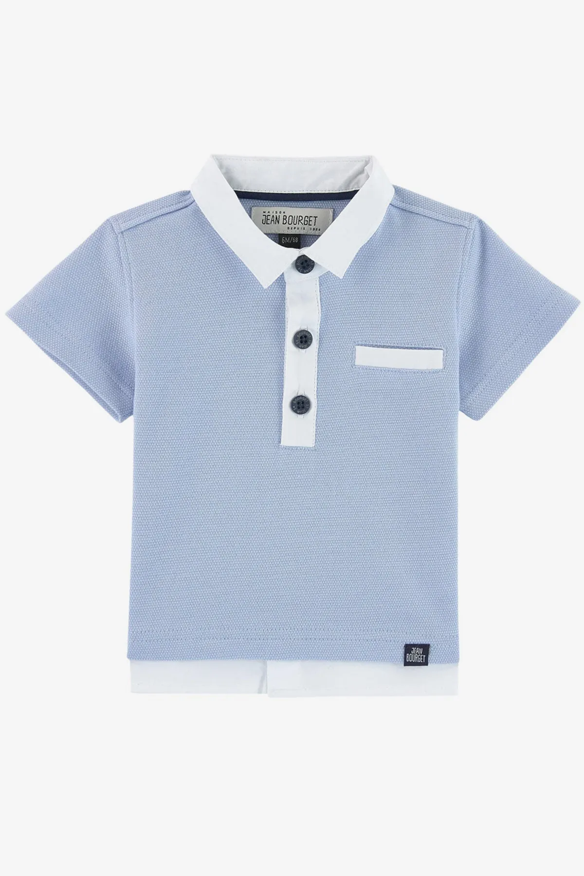 Jean Bourget Baby Boys Polo Shirt (Size 12M left)