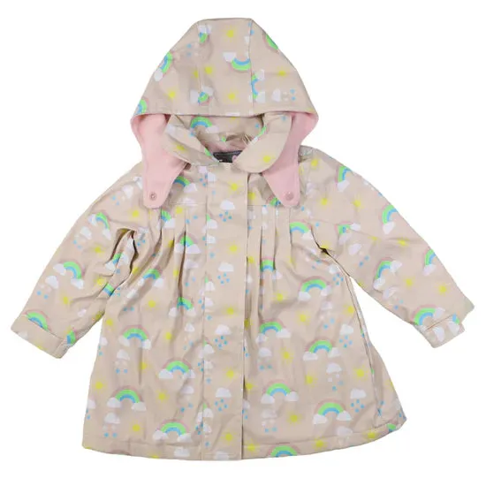 Korango Raincoat Sunshine & Rainbows Tapioca