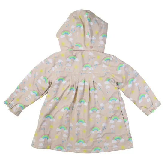 Korango Raincoat Sunshine & Rainbows Tapioca