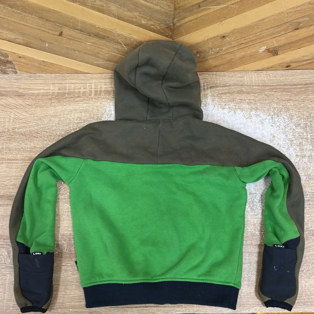 Loki - Kid's Zip Hoodie - MSRP comp $155: Green -children-5/6