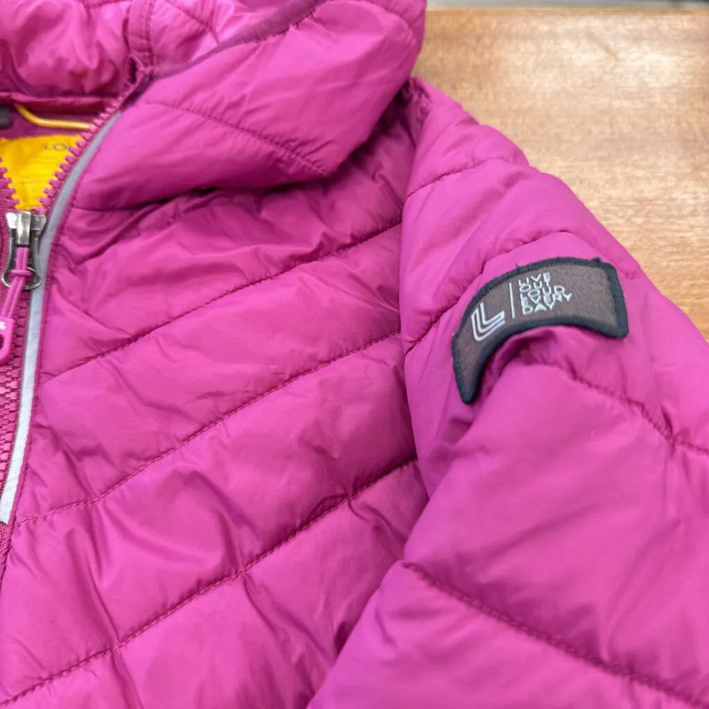 Lole- youth packable puffer jacket: Pink -children-10/12Y