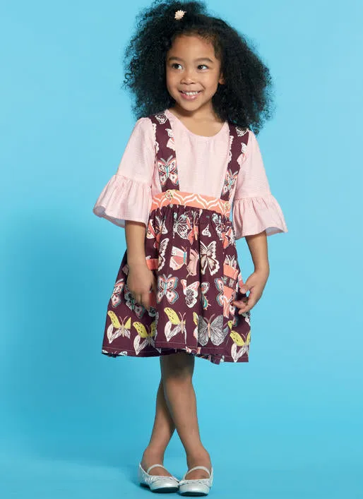 M7797 Children's/Girls' Tops and Skirt