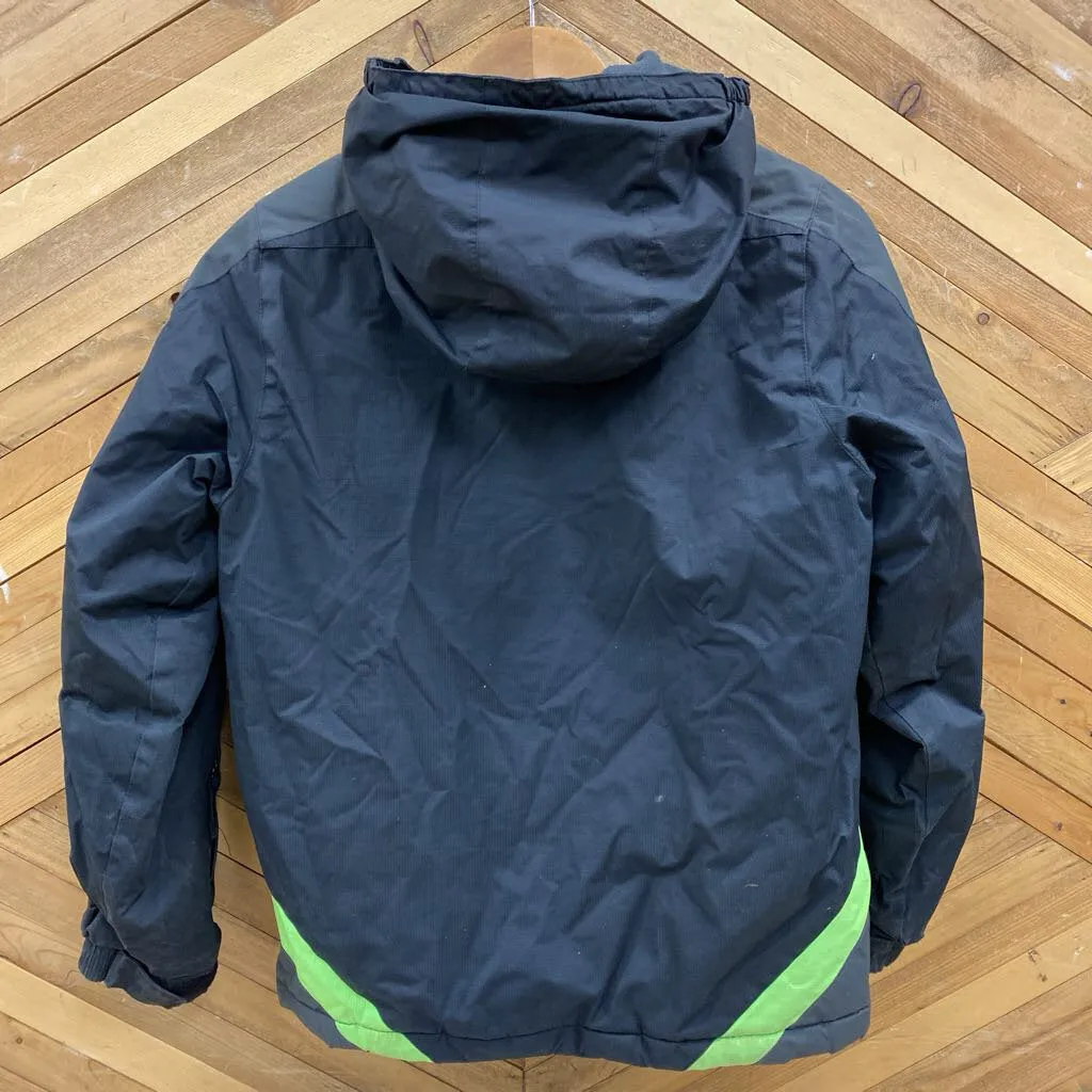 Mountain Warehouse - Kids' Ski Jacket - MSRP $99: Black/Neon Green-children-11-12