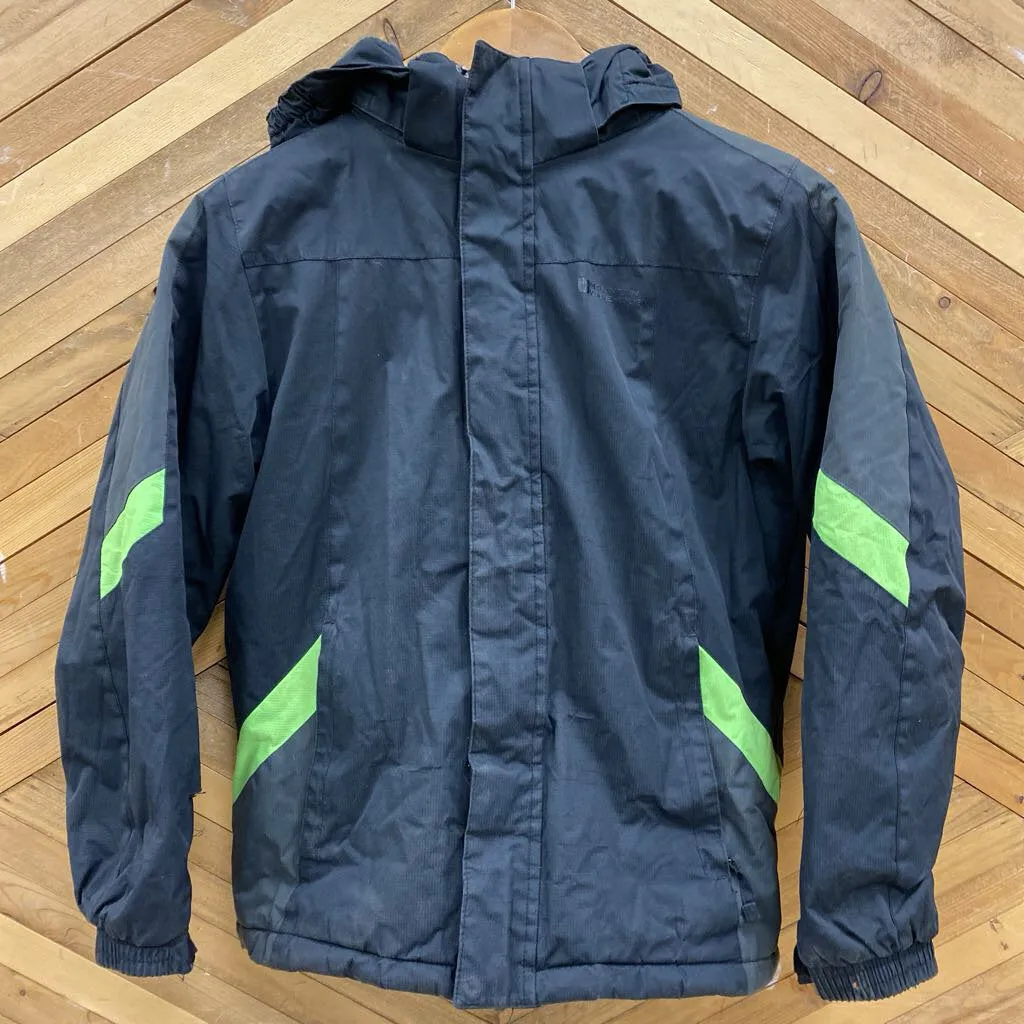 Mountain Warehouse - Kids' Ski Jacket - MSRP $99: Black/Neon Green-children-11-12