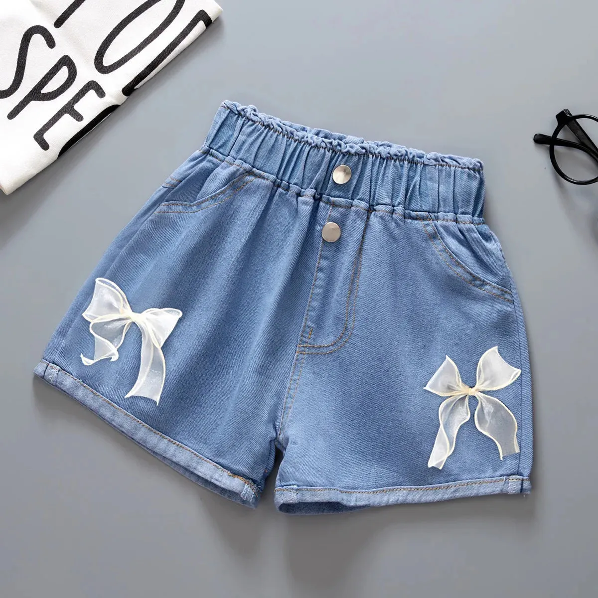 New Kids Baby Summer Cool Cute Denim Clothing Shorts Pants Clothes Fashion Children Girls Casual Short Trousers Casual Jeans