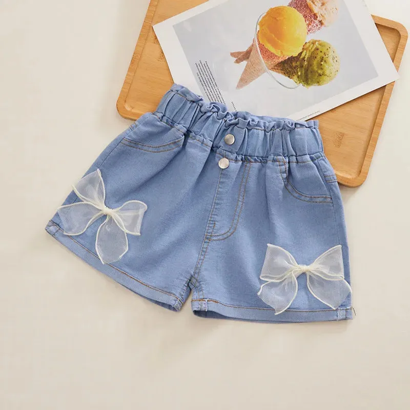 New Kids Baby Summer Cool Cute Denim Clothing Shorts Pants Clothes Fashion Children Girls Casual Short Trousers Casual Jeans