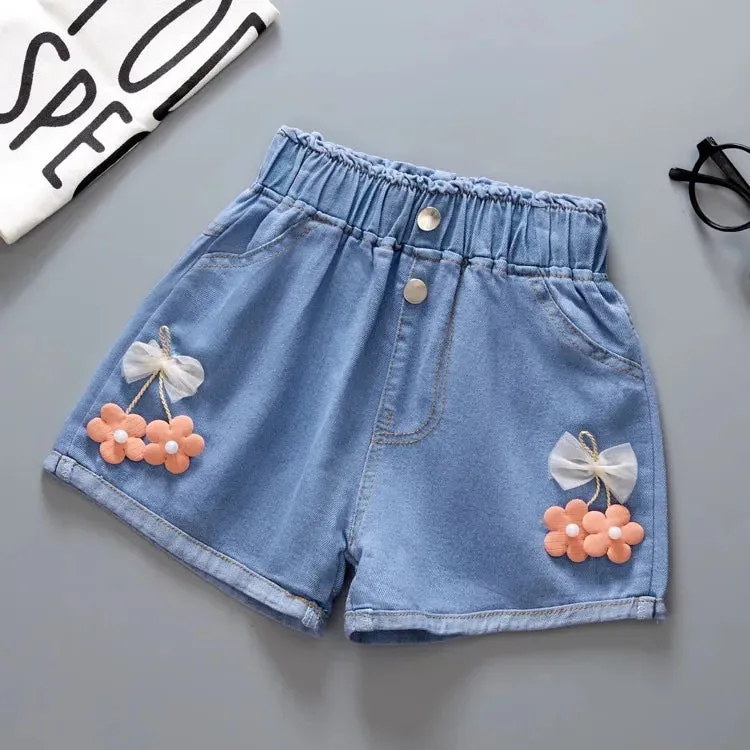 New Kids Baby Summer Cool Cute Denim Clothing Shorts Pants Clothes Fashion Children Girls Casual Short Trousers Casual Jeans