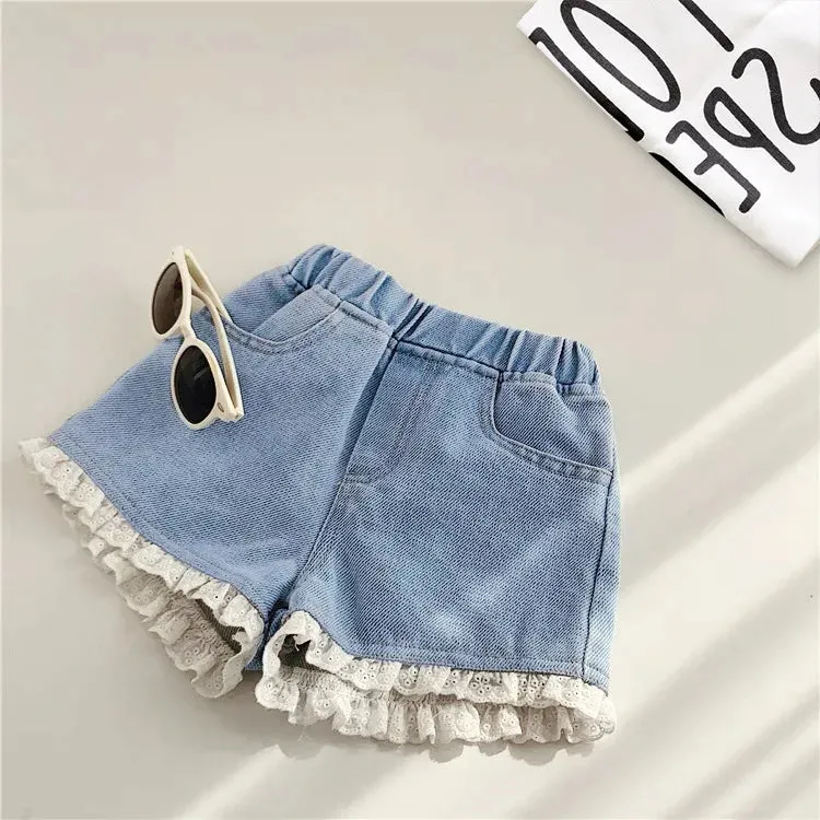 New Kids Baby Summer Cool Cute Denim Clothing Shorts Pants Clothes Fashion Children Girls Casual Short Trousers Casual Jeans