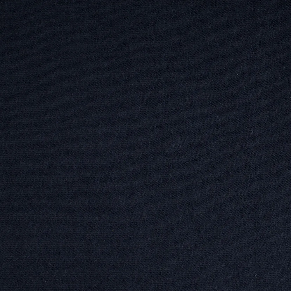 ORGANIC Cotton Lycra Solid Knit - Navy