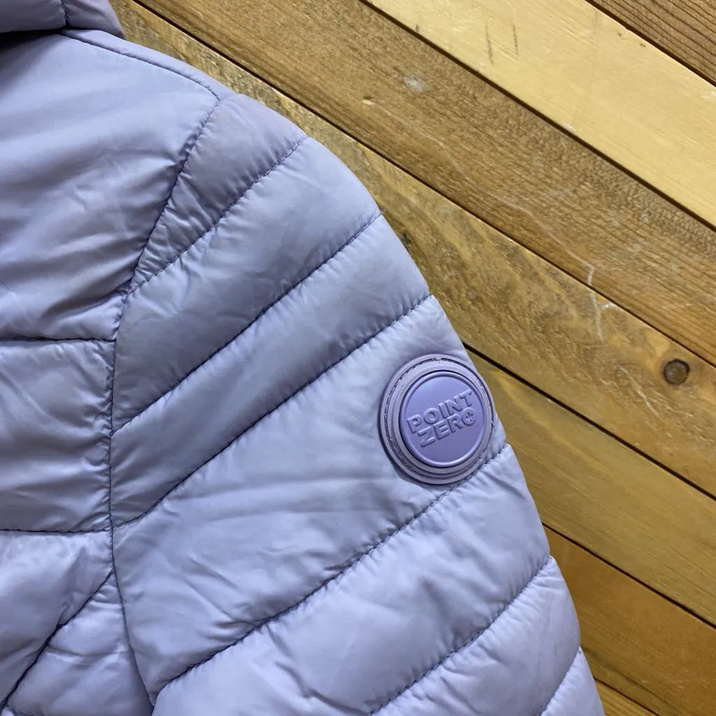 Point Zero- hooded children puffer jacket- MSRP $ : Light Purple -children-10/12