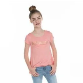 PPLA Instafamous Knit Tee - Salmon