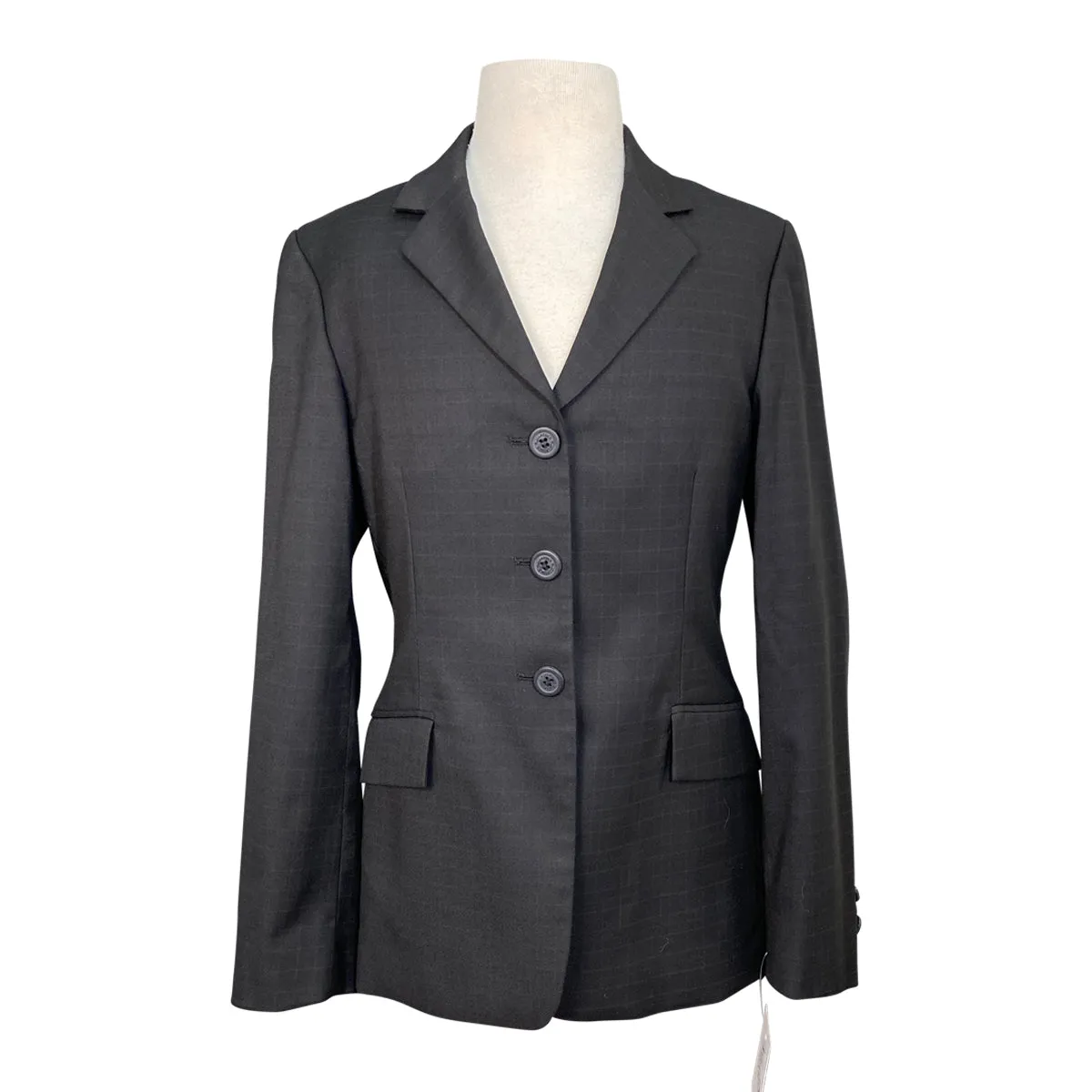 RJ Classics 'Nora' Grey Label Show Coat in Black - Children's 16R