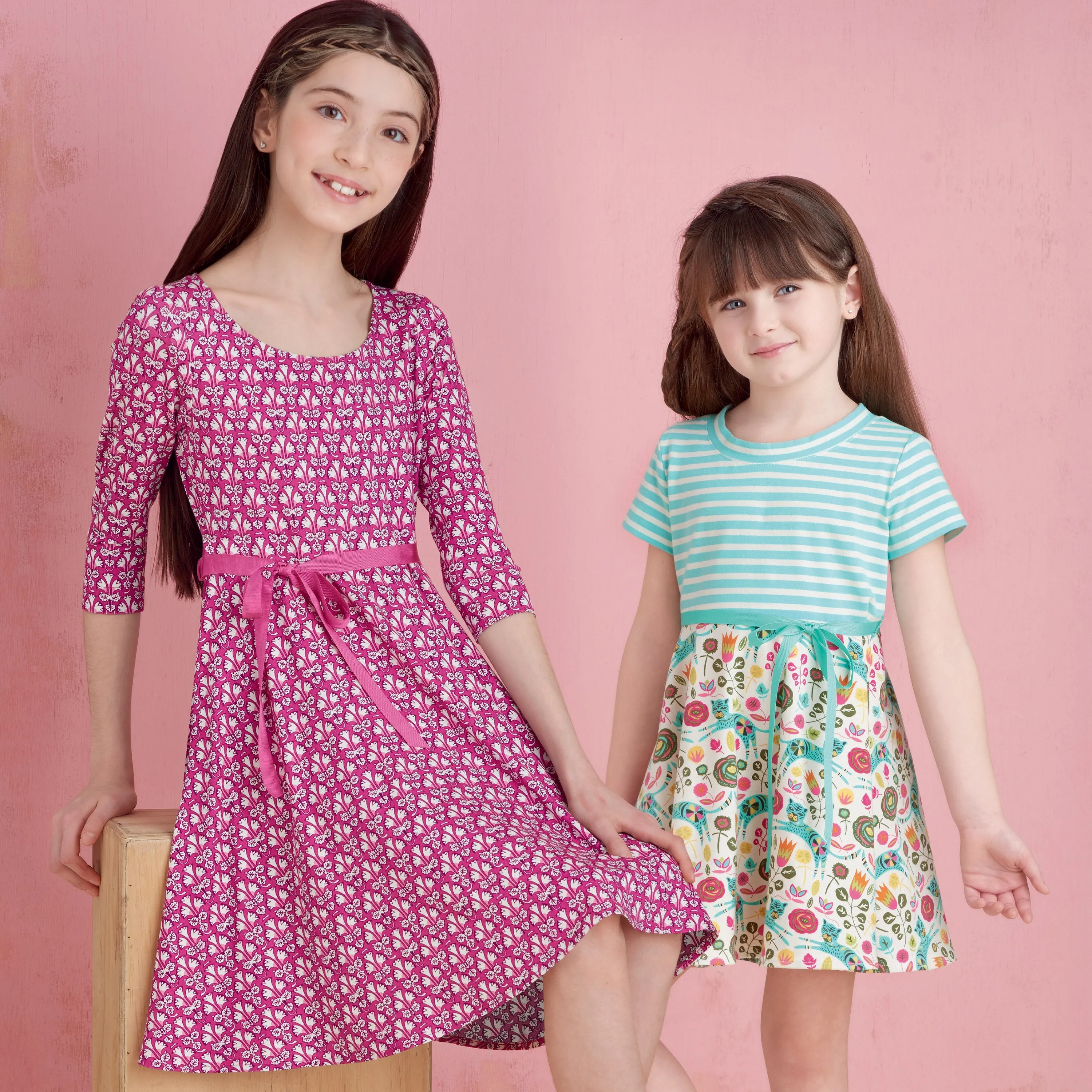 Simplicity Pattern 9322 Children's and Girls' Pullover Dresses