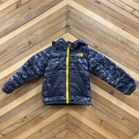 The North Face - Kids Patterned Puffer Jacket - MSRP comp $130: Grey/Yellow-children-2T