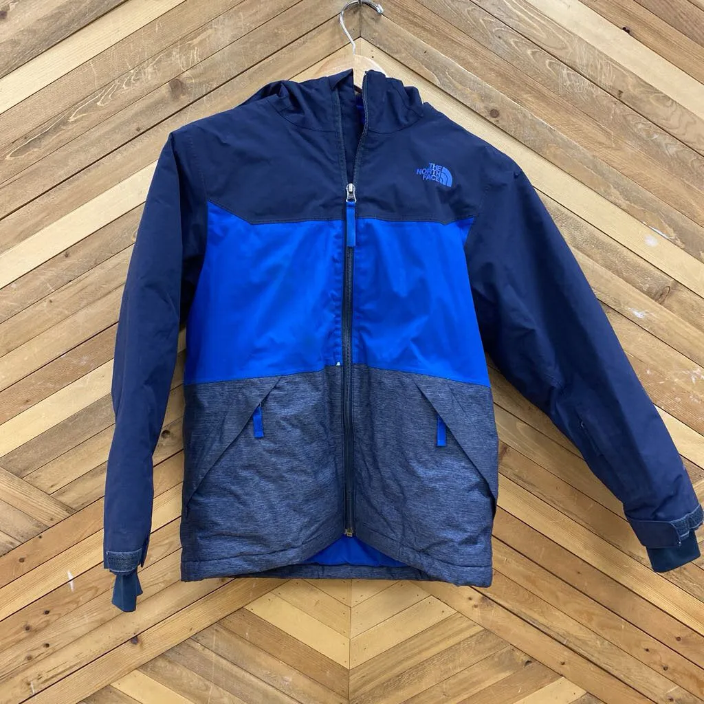 The North Fcae - Insulated youth winter jacket- MSRP $170: Navy Blue -children-10/12Y