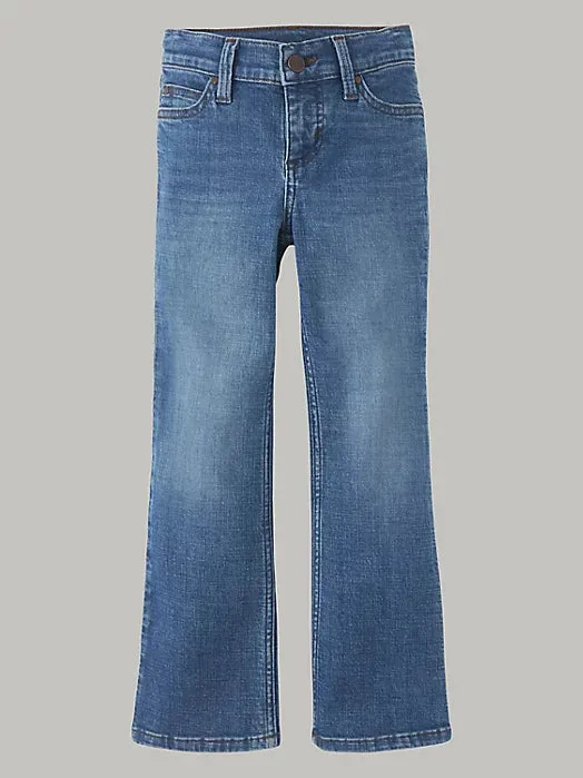 Wrangler Girl's Bootcut Jean in Daisy